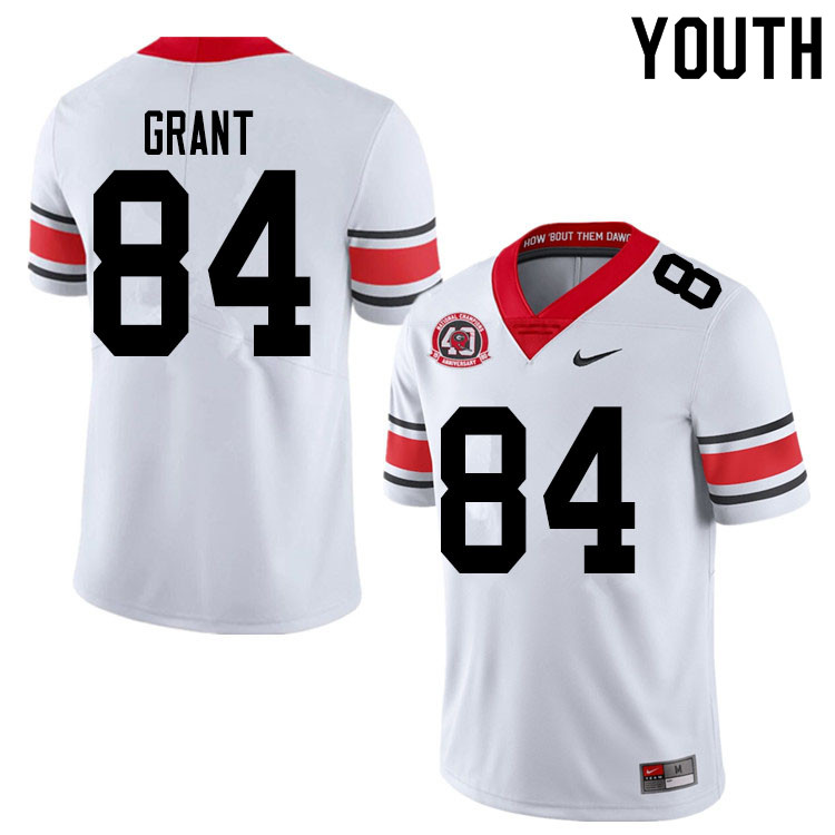 2020 Youth #84 Walter Grant Georgia Bulldogs 1980 National Champions 40th Anniversary College Footba - Click Image to Close